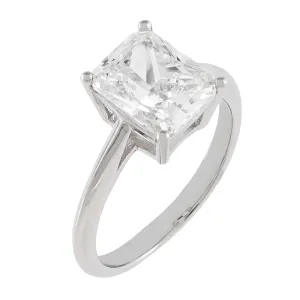 CZ Emerald Cut Travel Ring