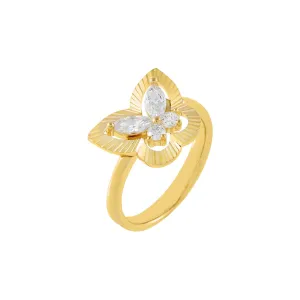 CZ Illusion Butterfly Ring