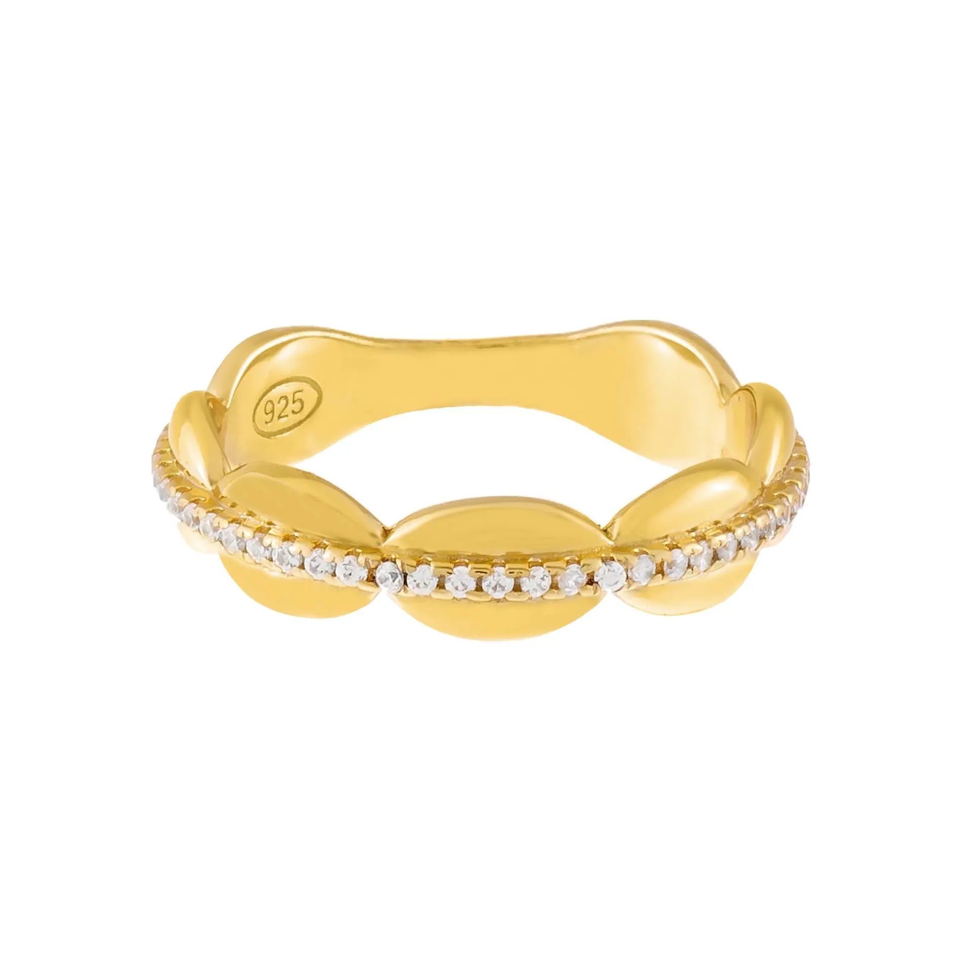 CZ Multi Pebble Ring