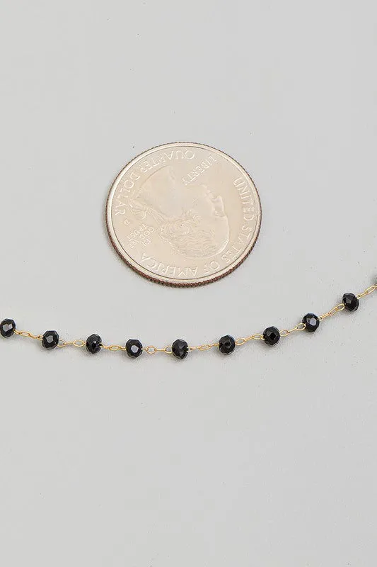 Dainty Bead Chain Necklace
