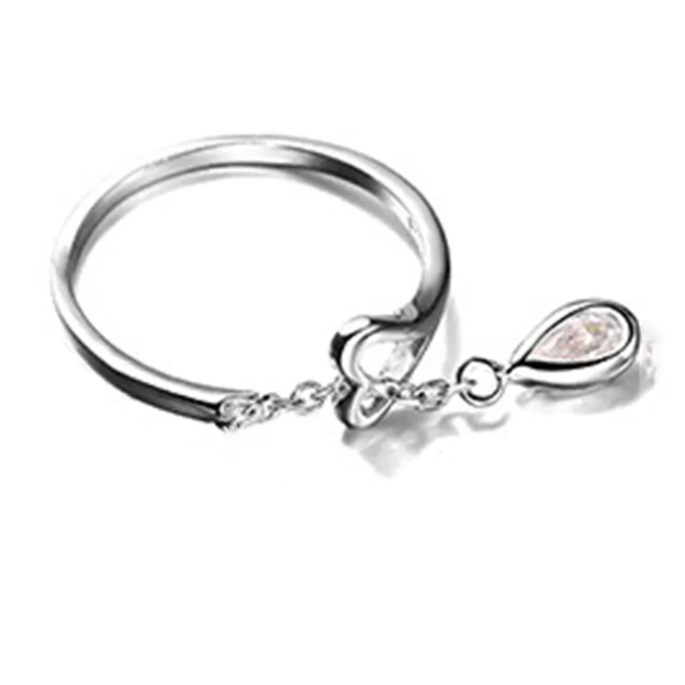 Dainty Drop Ring