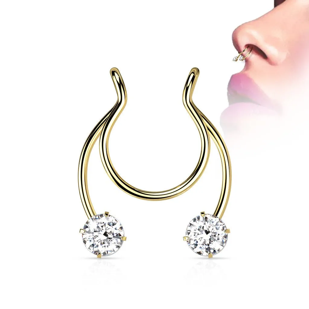 Dainty Faux Septum