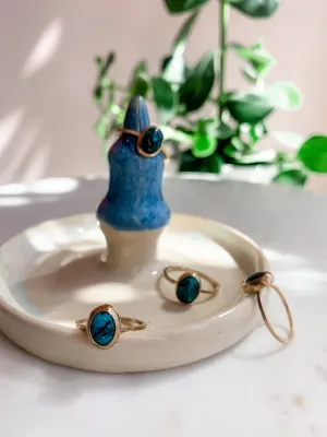 Dainty Hubei Turquoise Ring