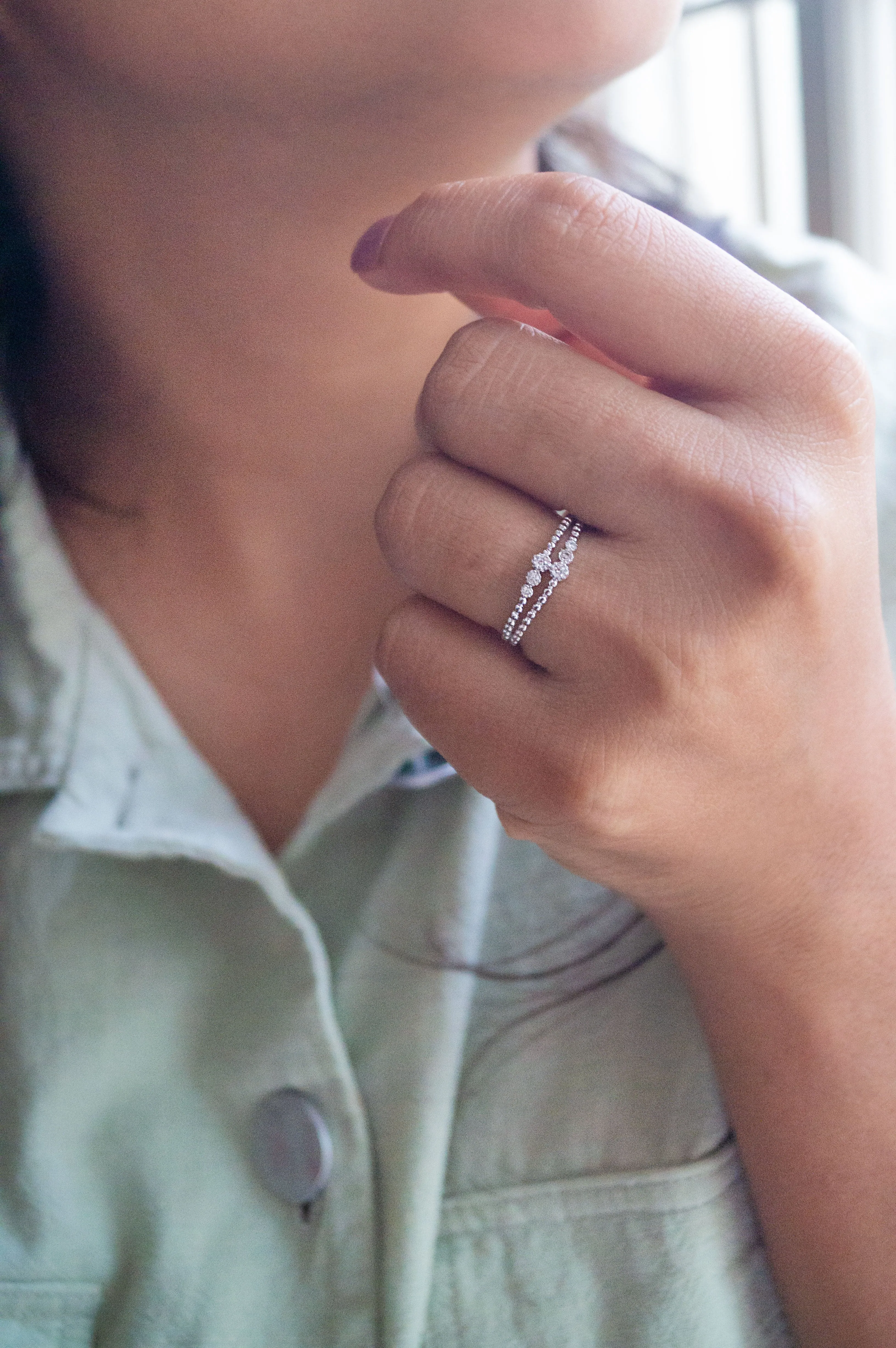 Dainty Miracle Sterling Silver Ring
