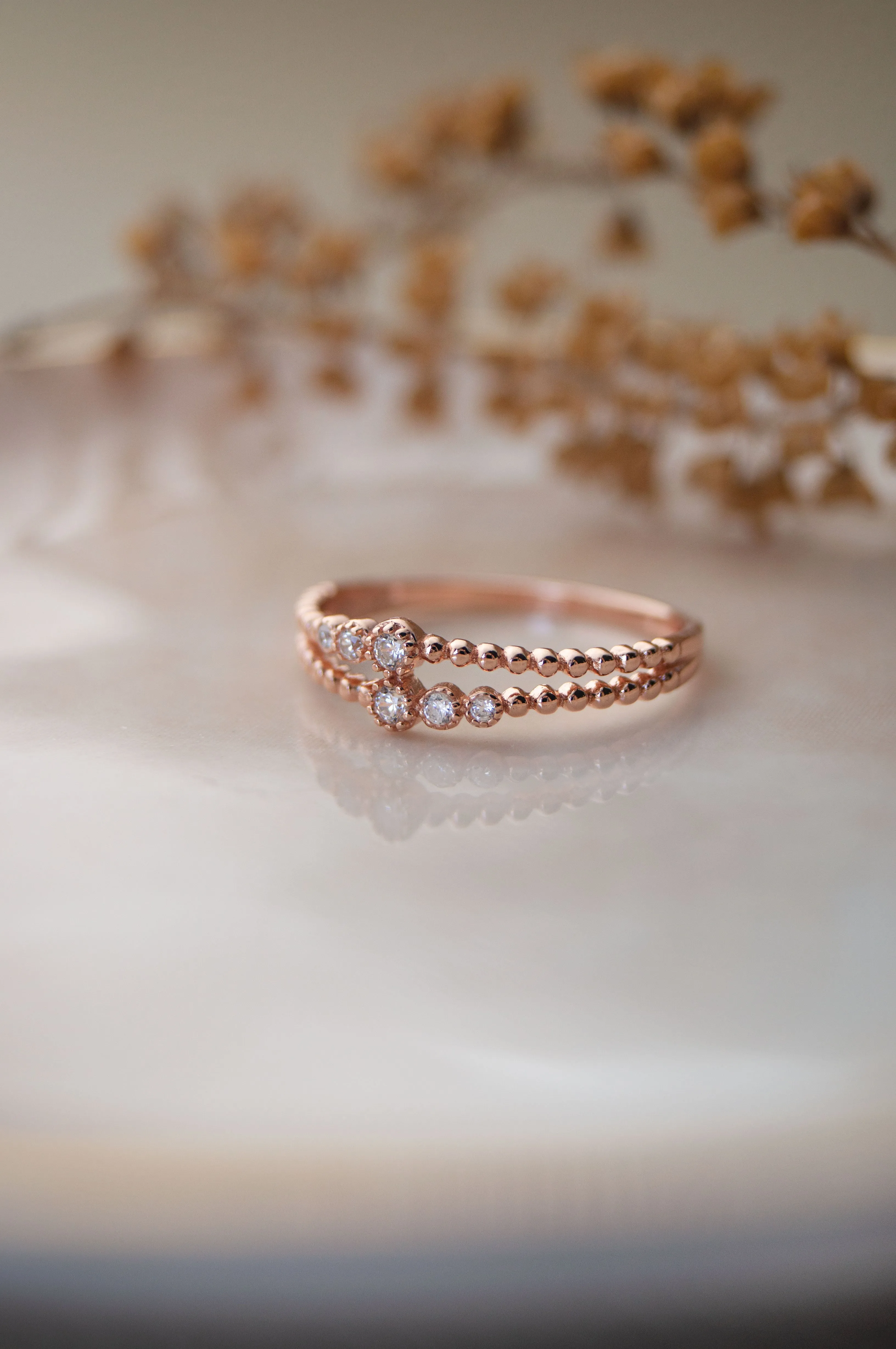 Dainty Miracle Sterling Silver Ring