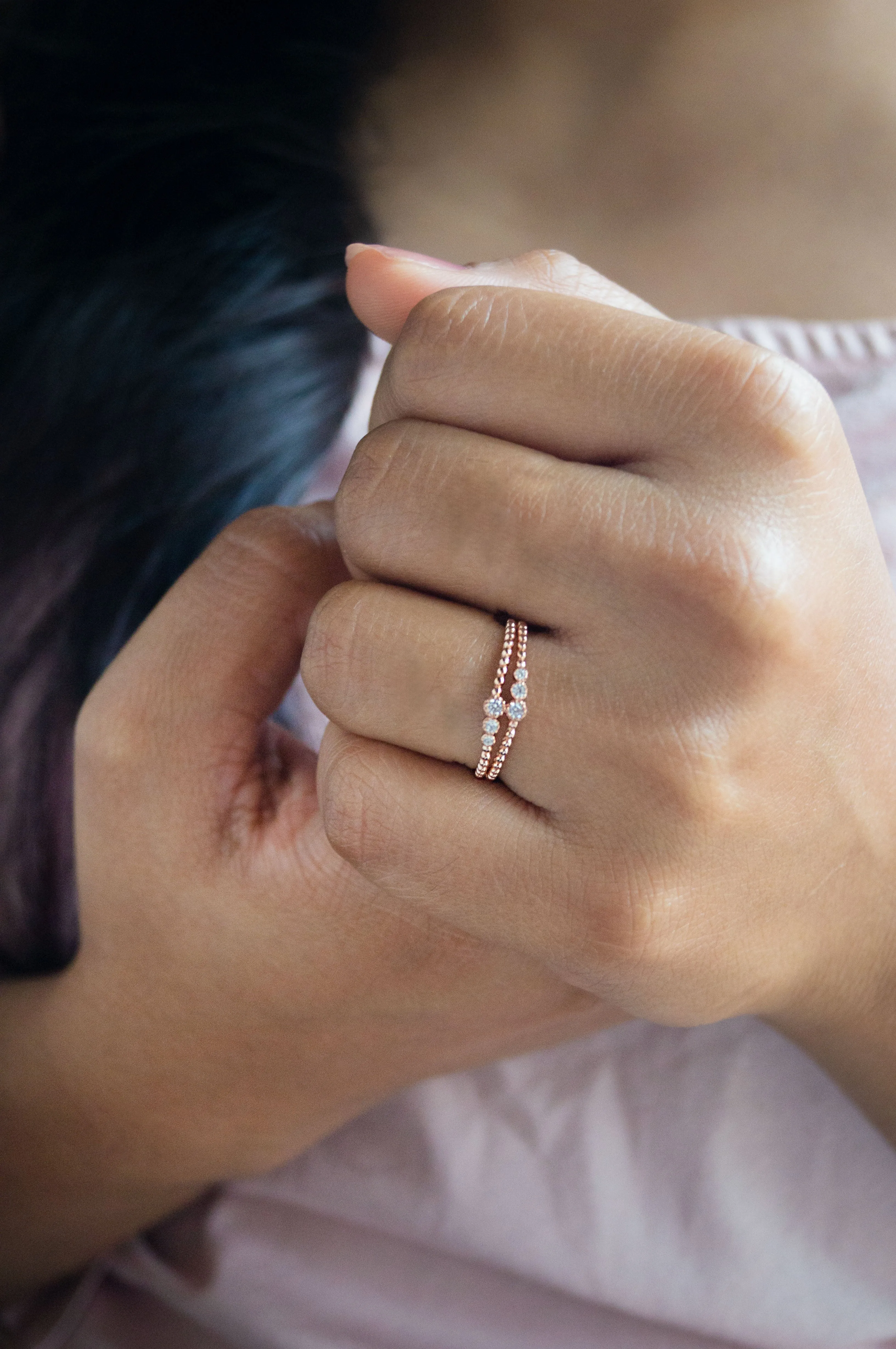 Dainty Miracle Sterling Silver Ring
