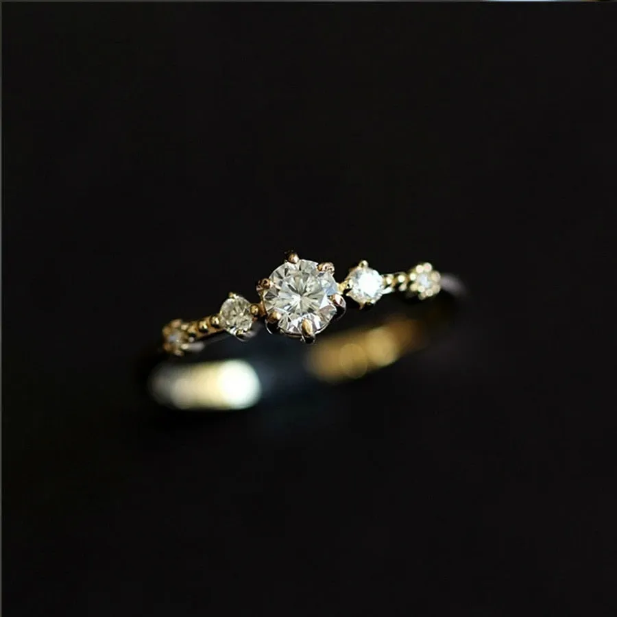 Dainty Snowflake Ring