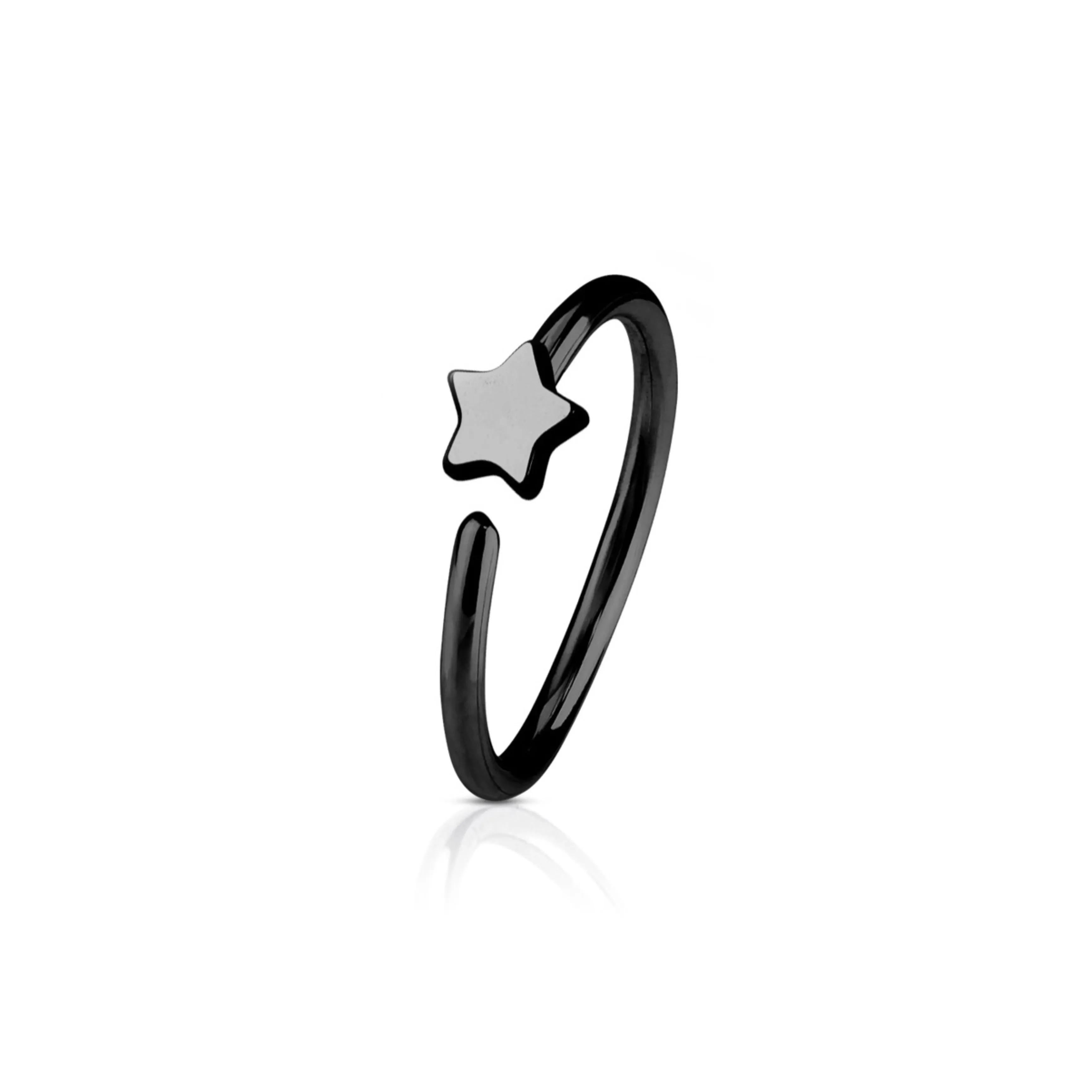 Dainty Star Nose Hoop
