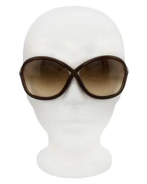 Dark Brown Whitney Sunglasses
