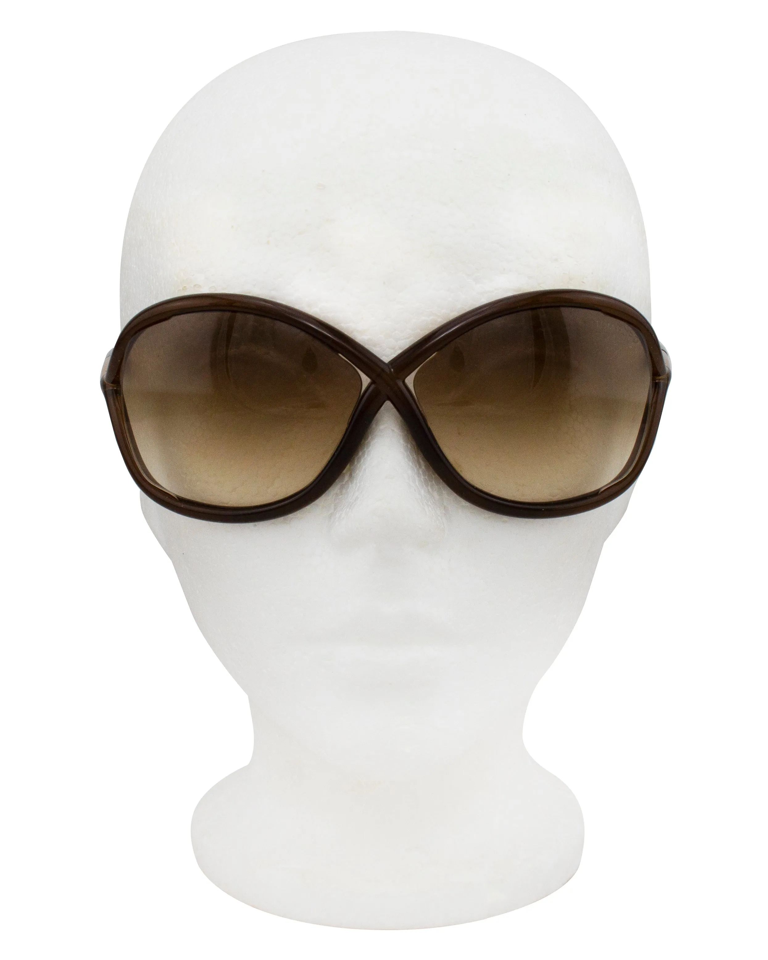 Dark Brown Whitney Sunglasses