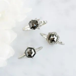Design Your Own Custom | Hexagon Diamond Engagement Ring