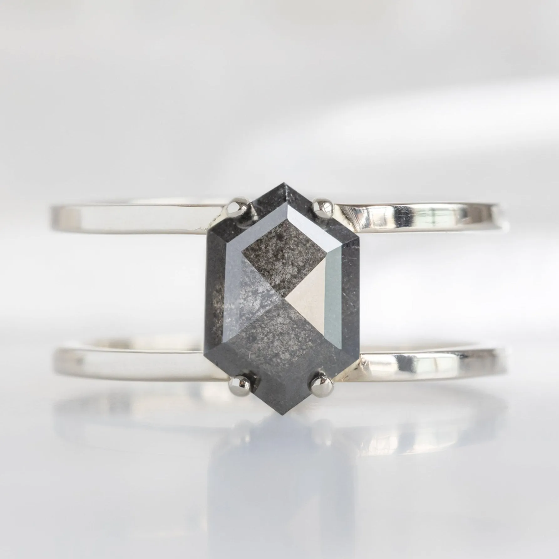 Design Your Own Custom | Hexagon Diamond Engagement Ring