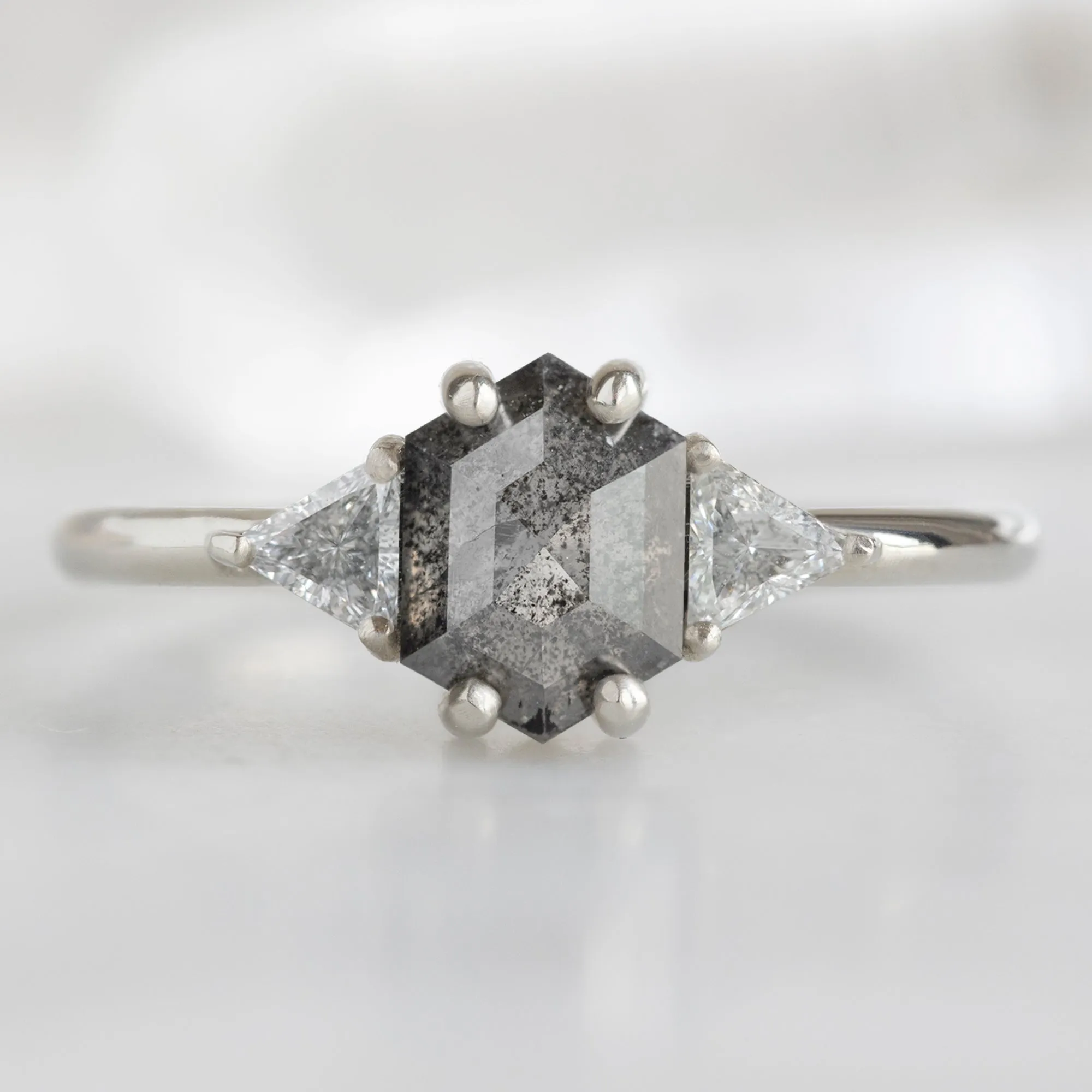 Design Your Own Custom | Hexagon Diamond Engagement Ring