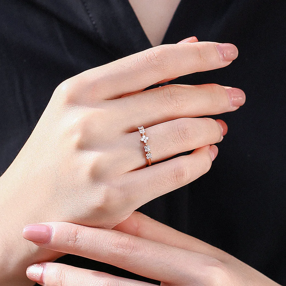 Diamond Dainty Stacking Ring