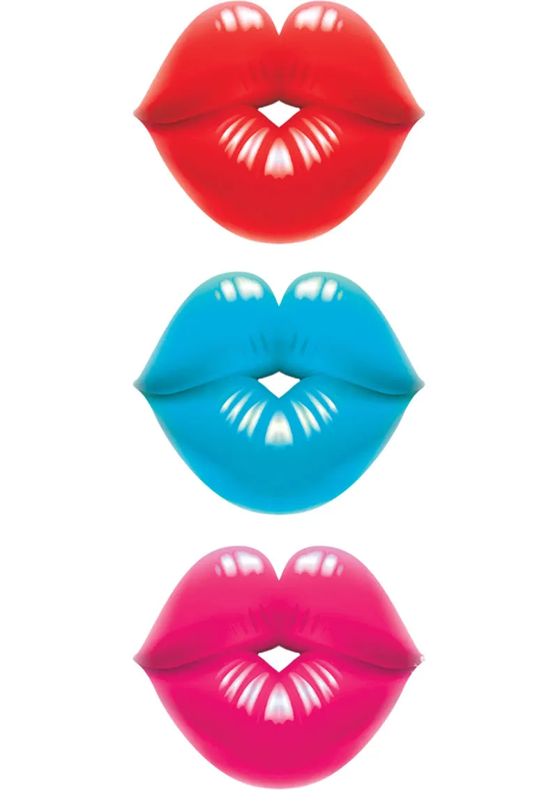 Dick Lips Gummy Cock Rings 3Pk