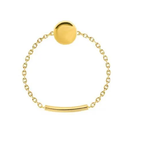 Disc Chain Ring 14K