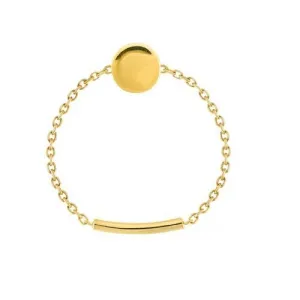 Disc Chain Ring 14K