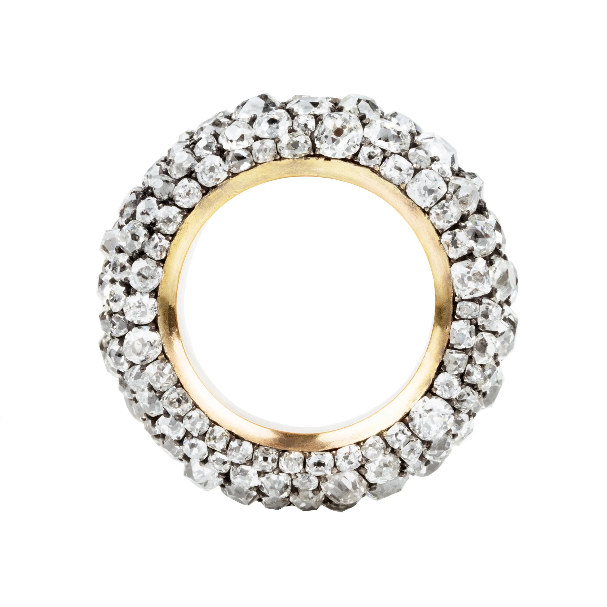 Domed Diamond Eternity Band