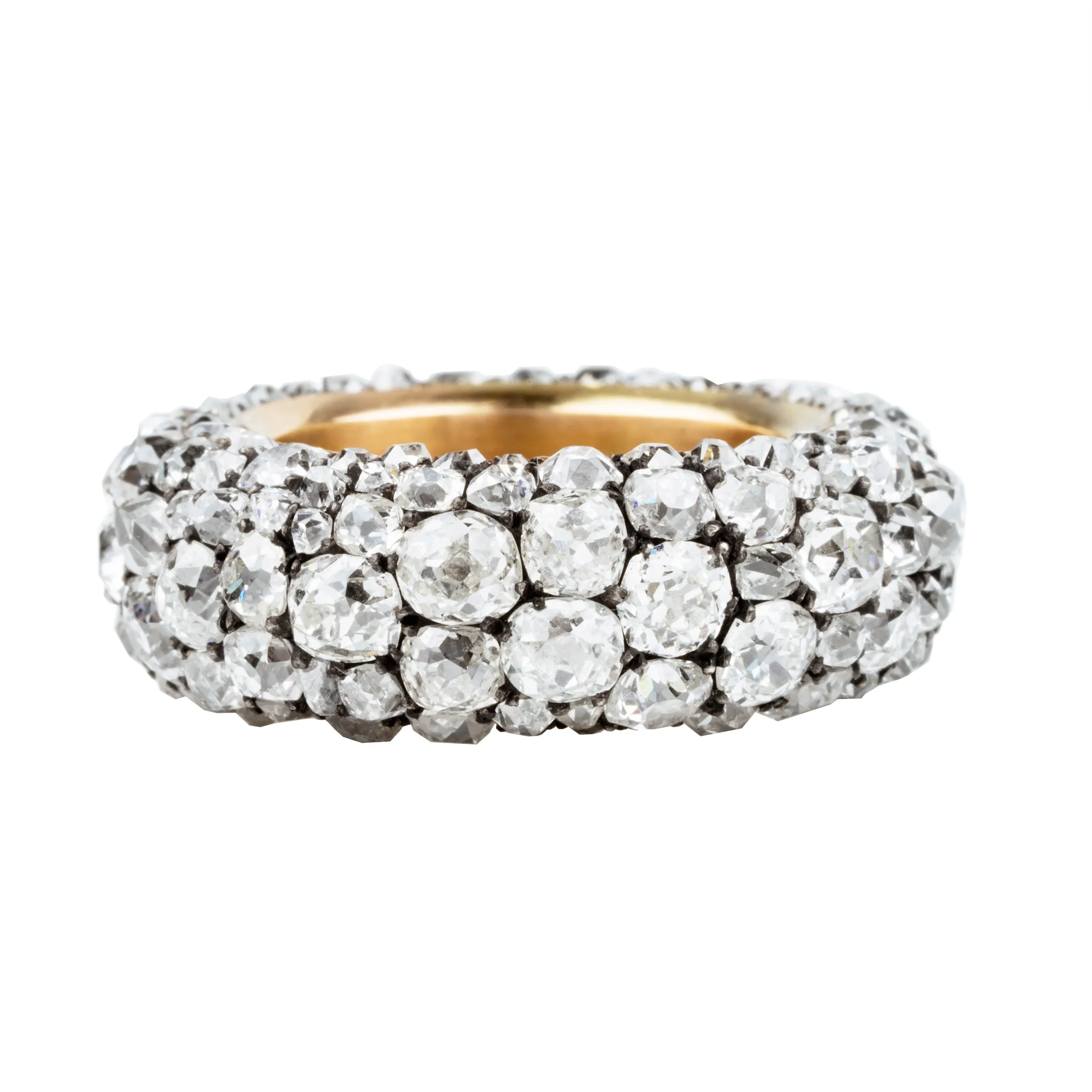 Domed Diamond Eternity Band
