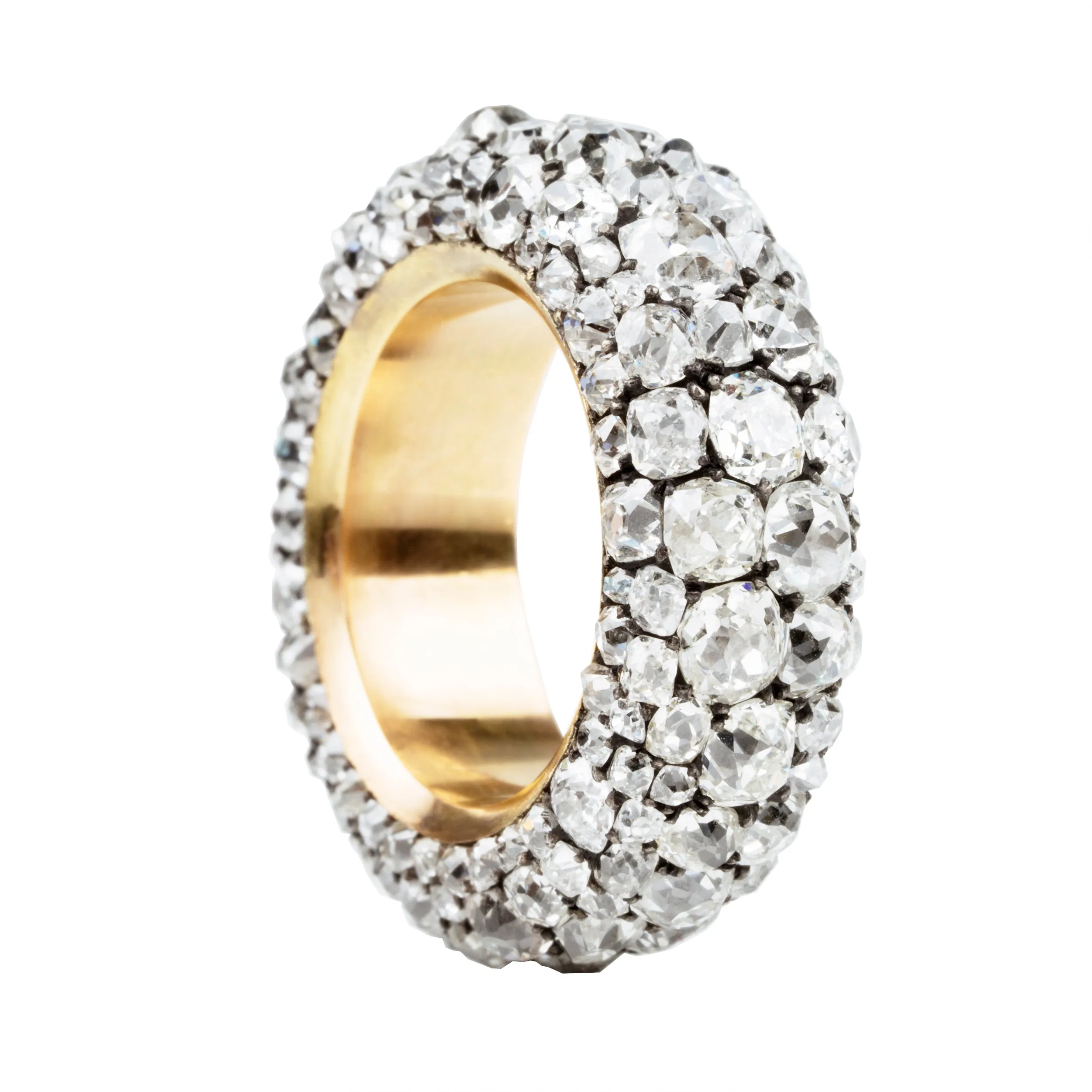 Domed Diamond Eternity Band