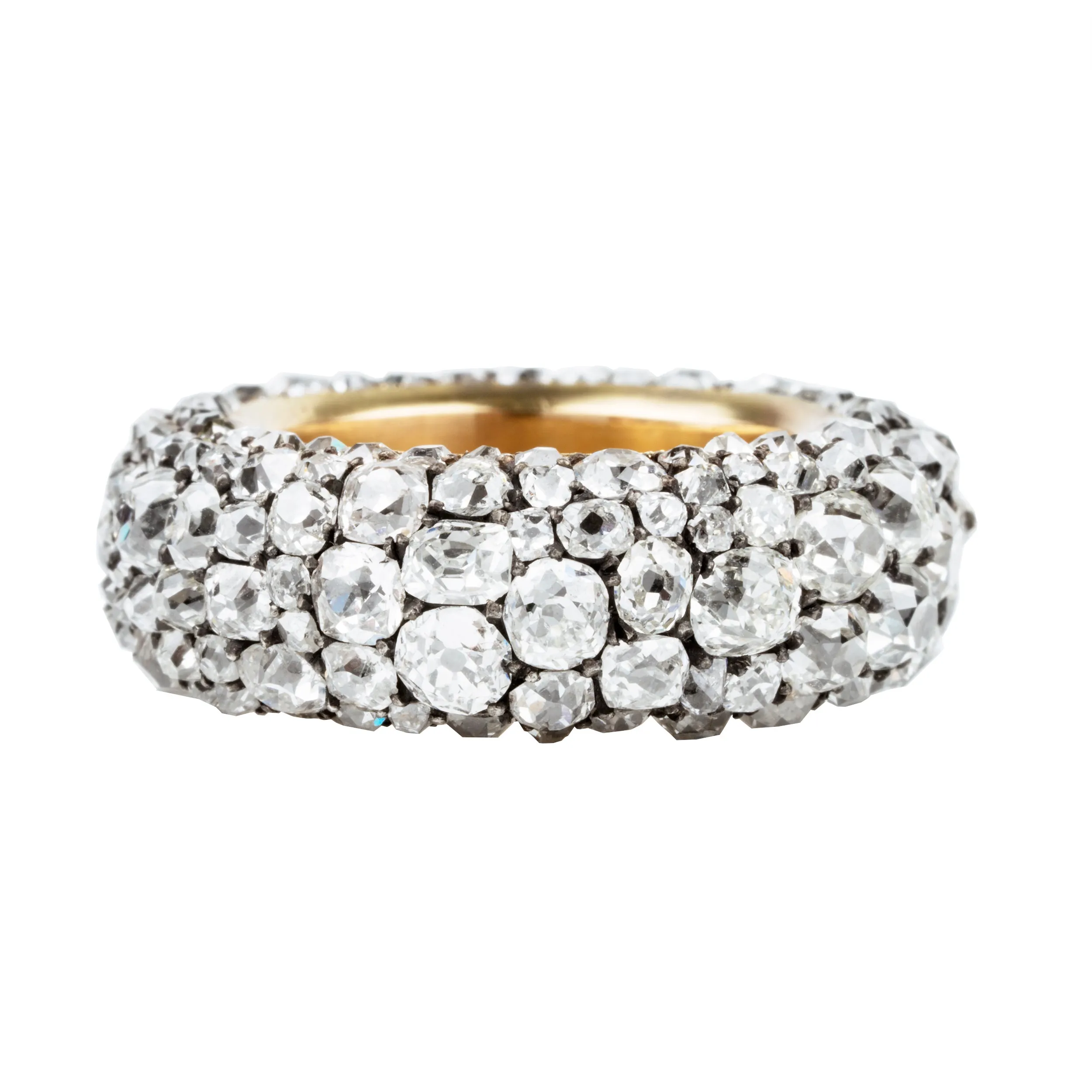 Domed Diamond Eternity Band