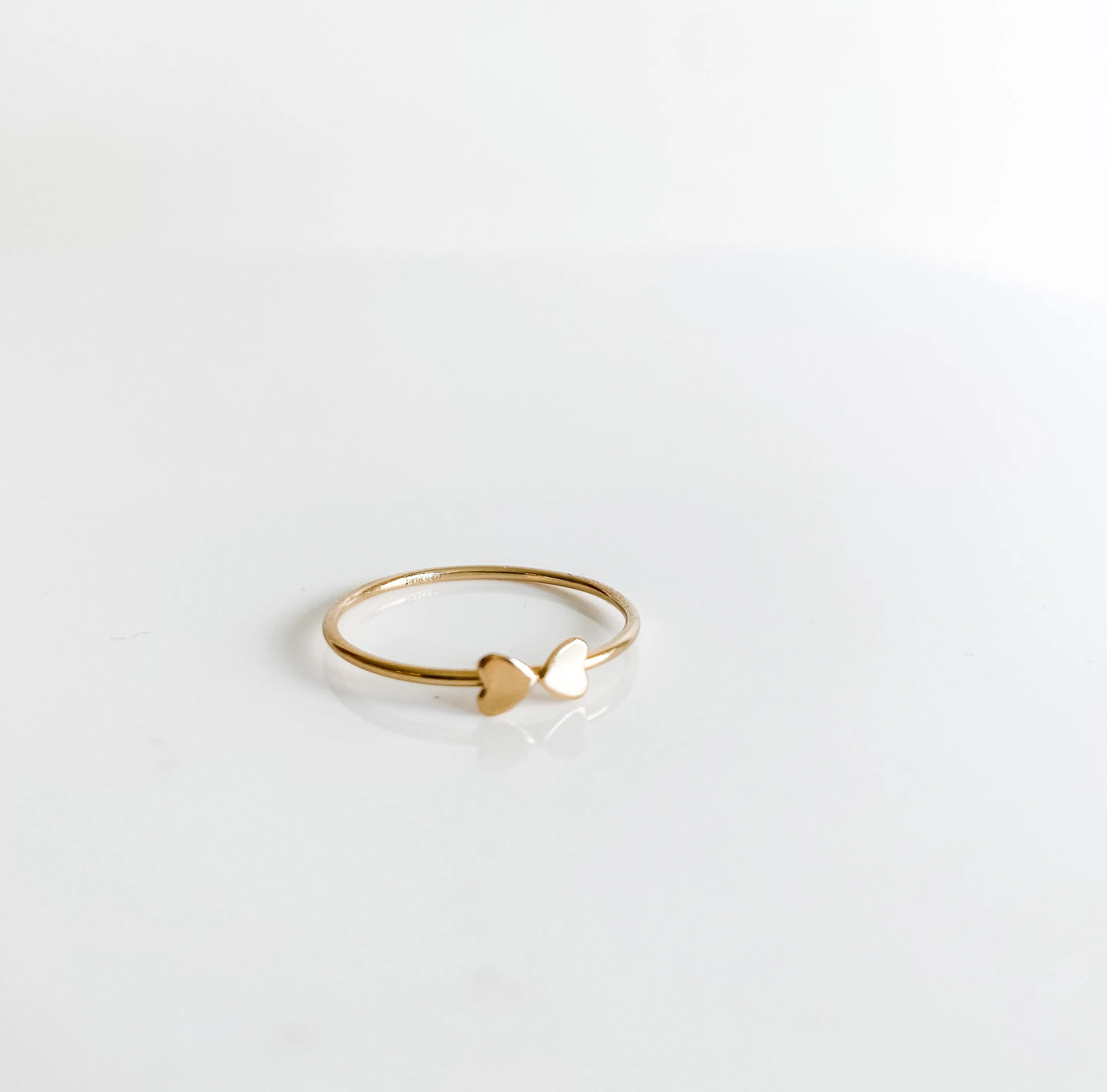 DOUBLE HEART RING