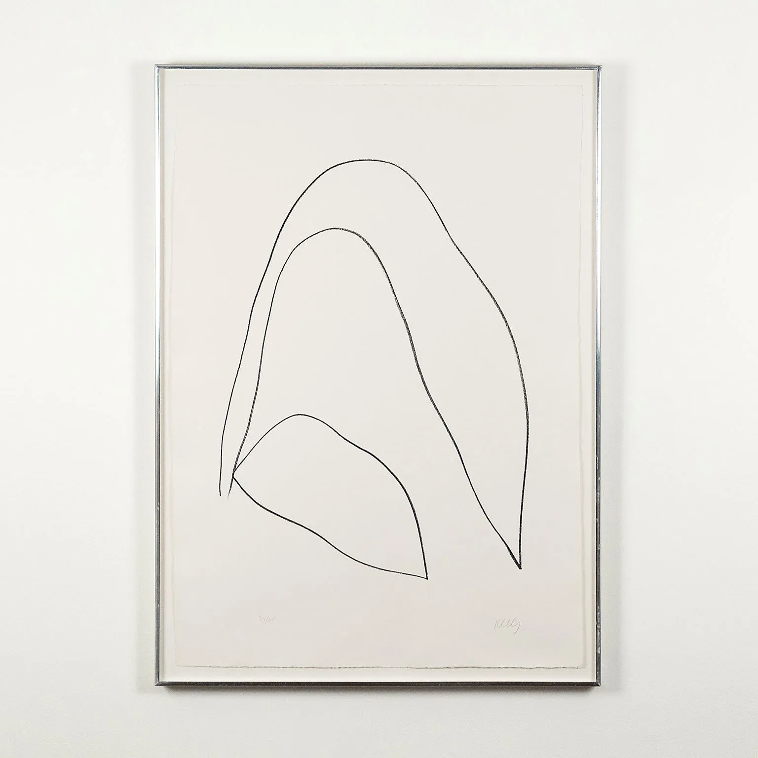 ELLSWORTH KELLY "LEAVES (FEUILLES)" LITHOGRAPH, 1964