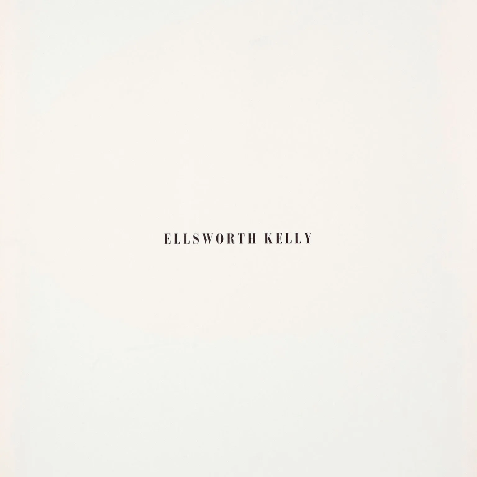 ELLSWORTH KELLY "RED BLUE" , 1964