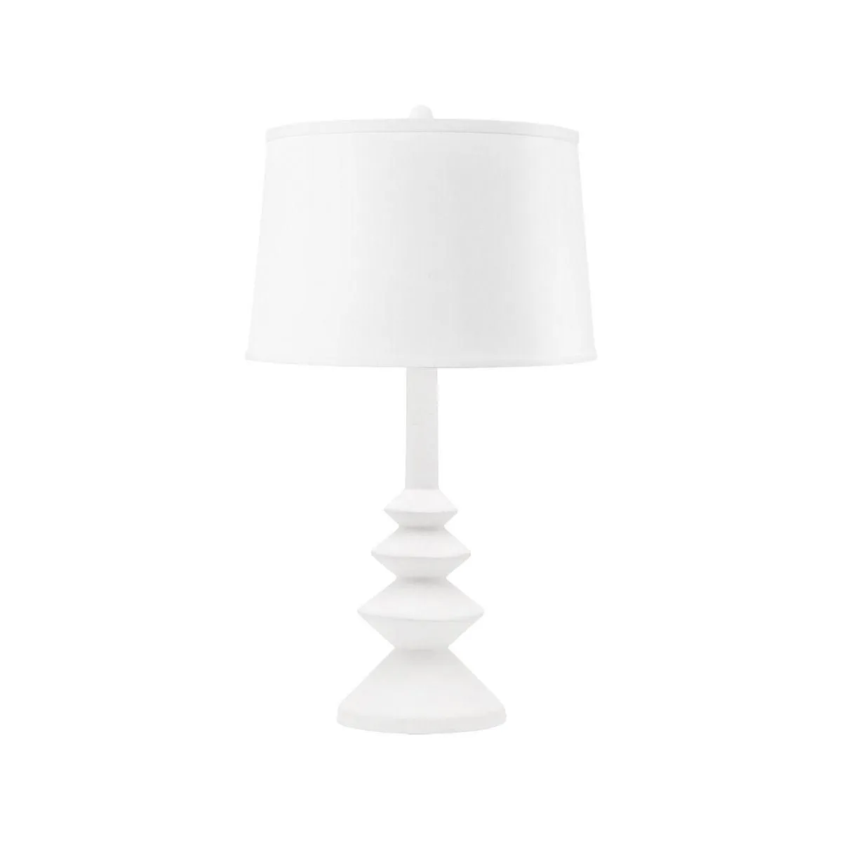 Ernst Lamp  Without Shade / Plaster White