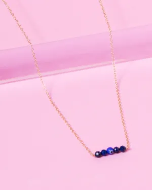 EVIL EYE CLUSTER 14K GOLD-FILLED NECKLACE