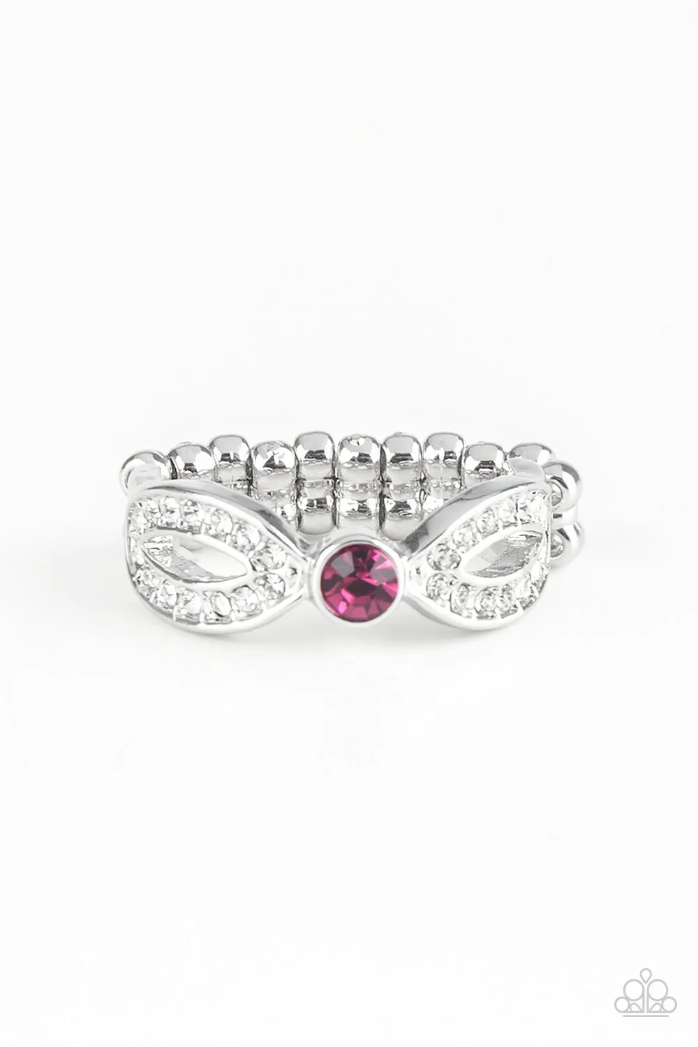 Extra Side Of Elegance - Pink Ring