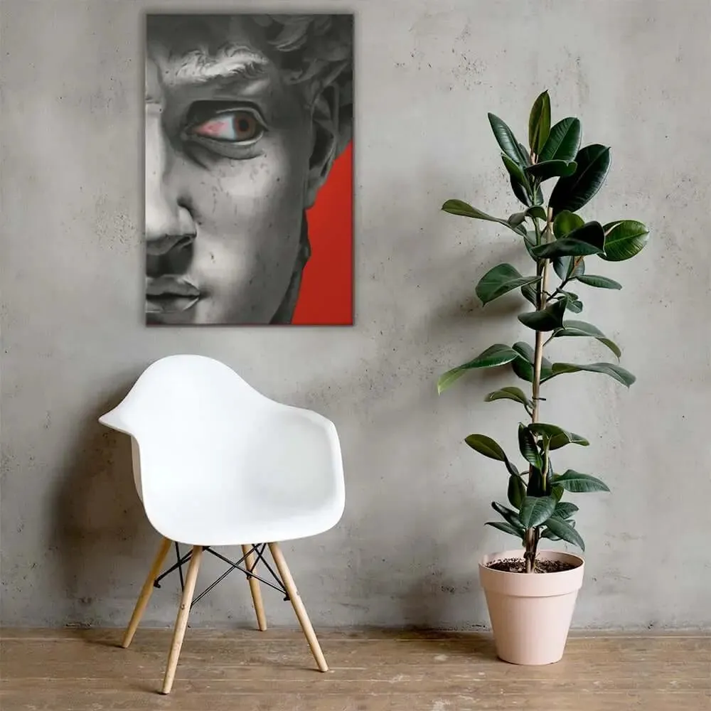 Eye of David: A Bold Canvas Masterpiece – Where Classical Art Meets Modern Edge