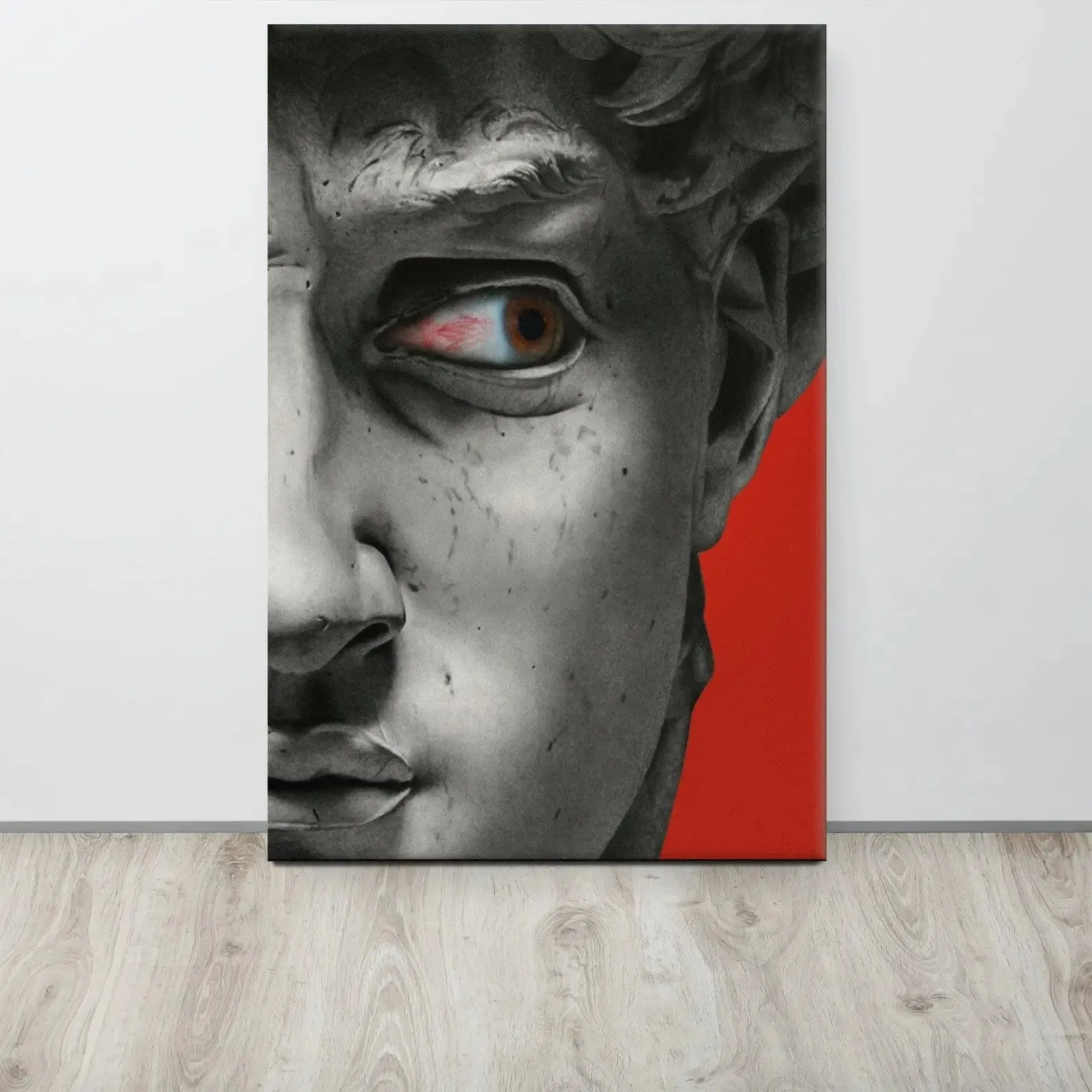 Eye of David: A Bold Canvas Masterpiece – Where Classical Art Meets Modern Edge