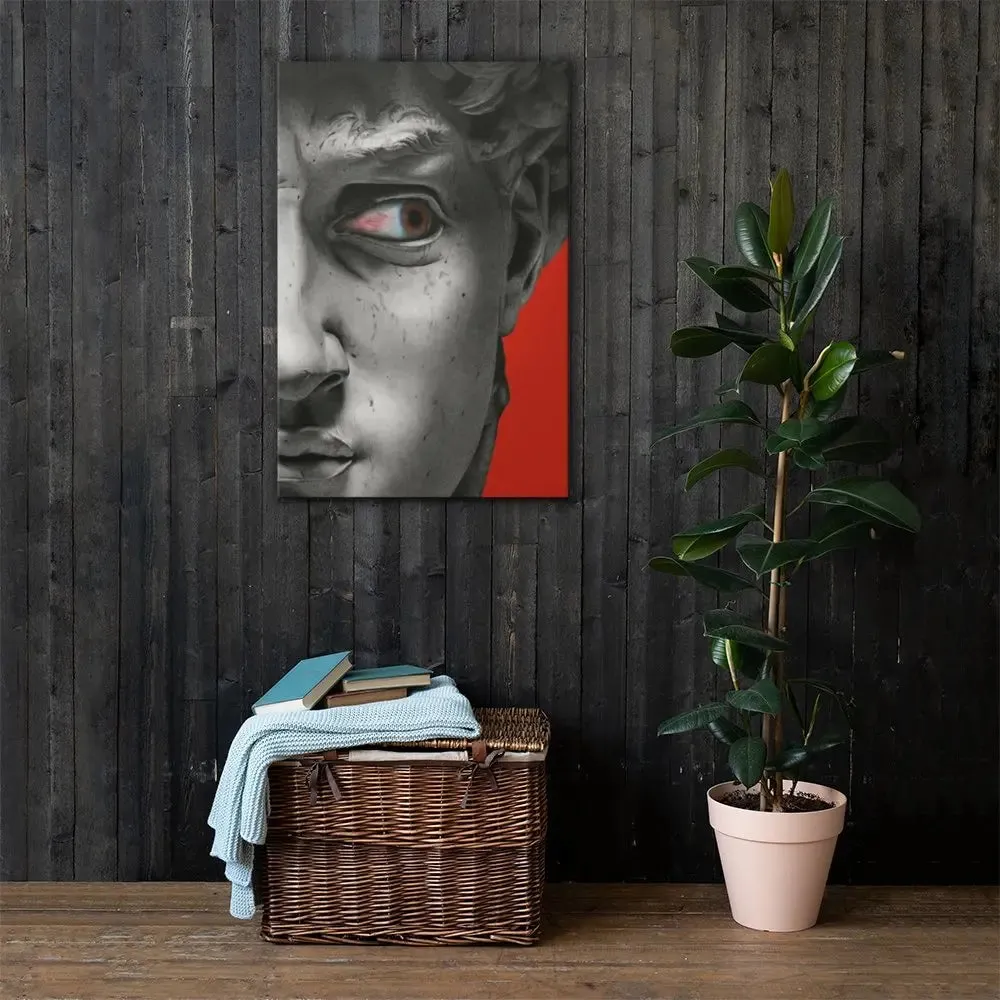 Eye of David: A Bold Canvas Masterpiece – Where Classical Art Meets Modern Edge