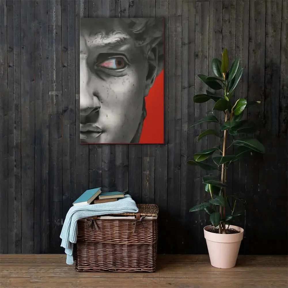 Eye of David: A Bold Canvas Masterpiece – Where Classical Art Meets Modern Edge