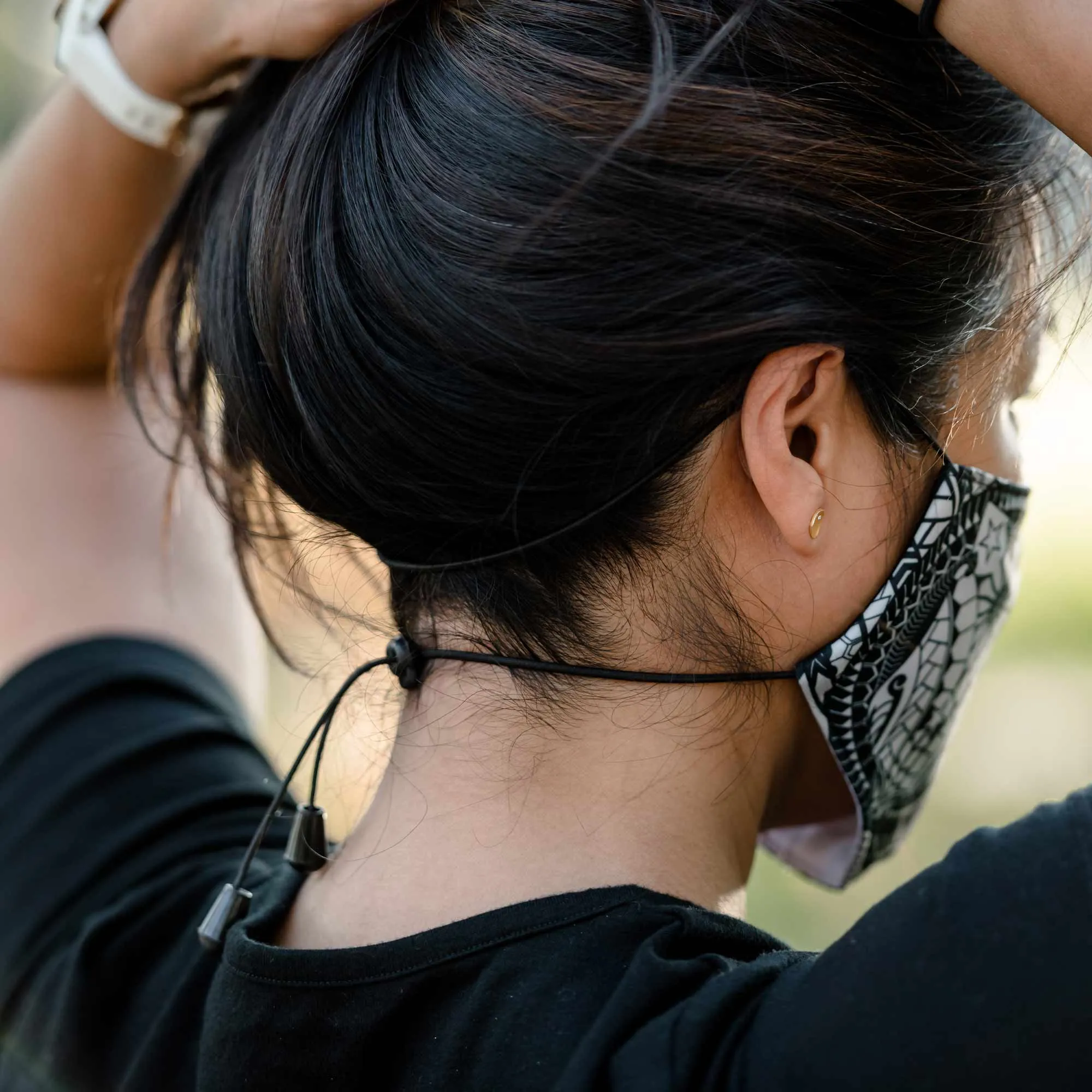 Filipino Tattoo Mask with pocket