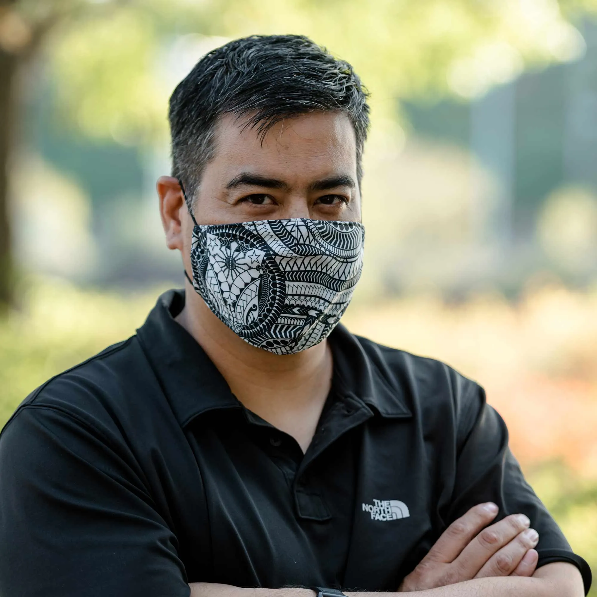 Filipino Tattoo Mask with pocket