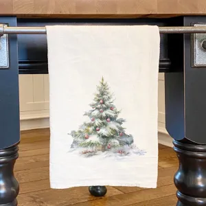 Forest Christmas Tree - Cotton Tea Towel
