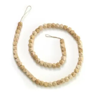 Geometric Natural Bead Garland - 6ft