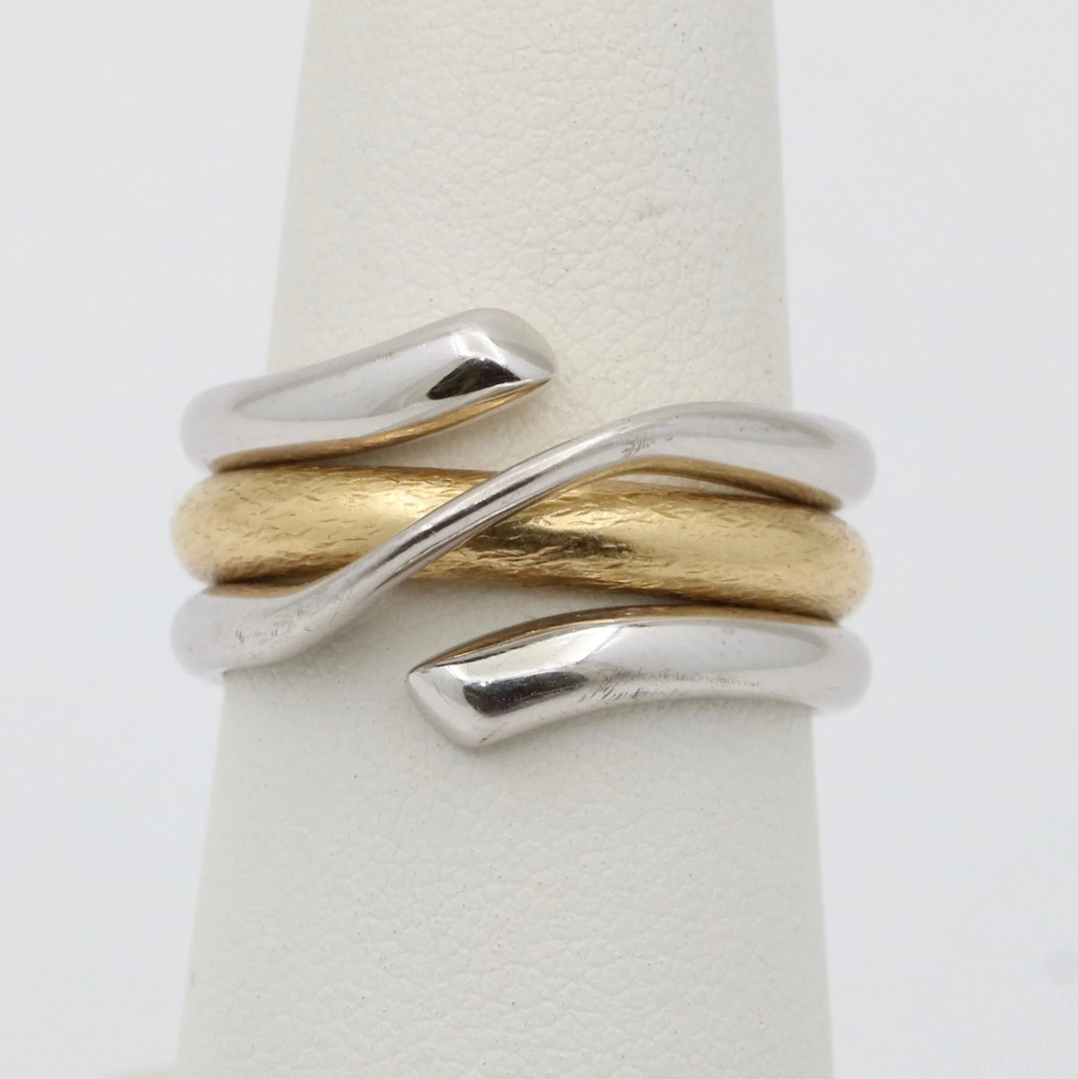 Georg Jensen Magic Combination 18K Gold Nesting Rings, Size 7.5