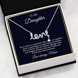 Gift For Daughter From Mom, Daughter Mother Necklace, Daughter Gift From Mom