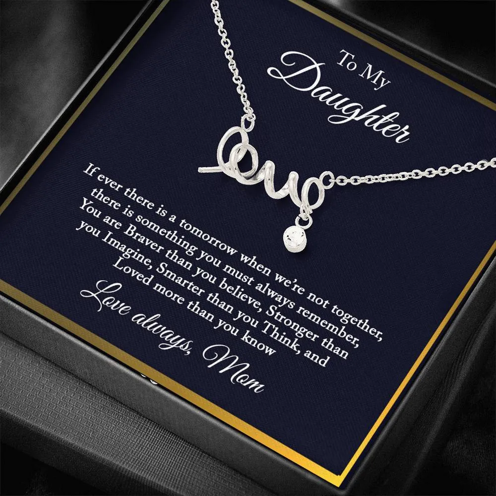Gift For Daughter From Mom, Daughter Mother Necklace, Daughter Gift From Mom