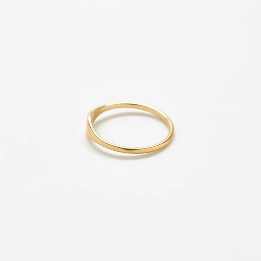 Gold Mini Signet Ring