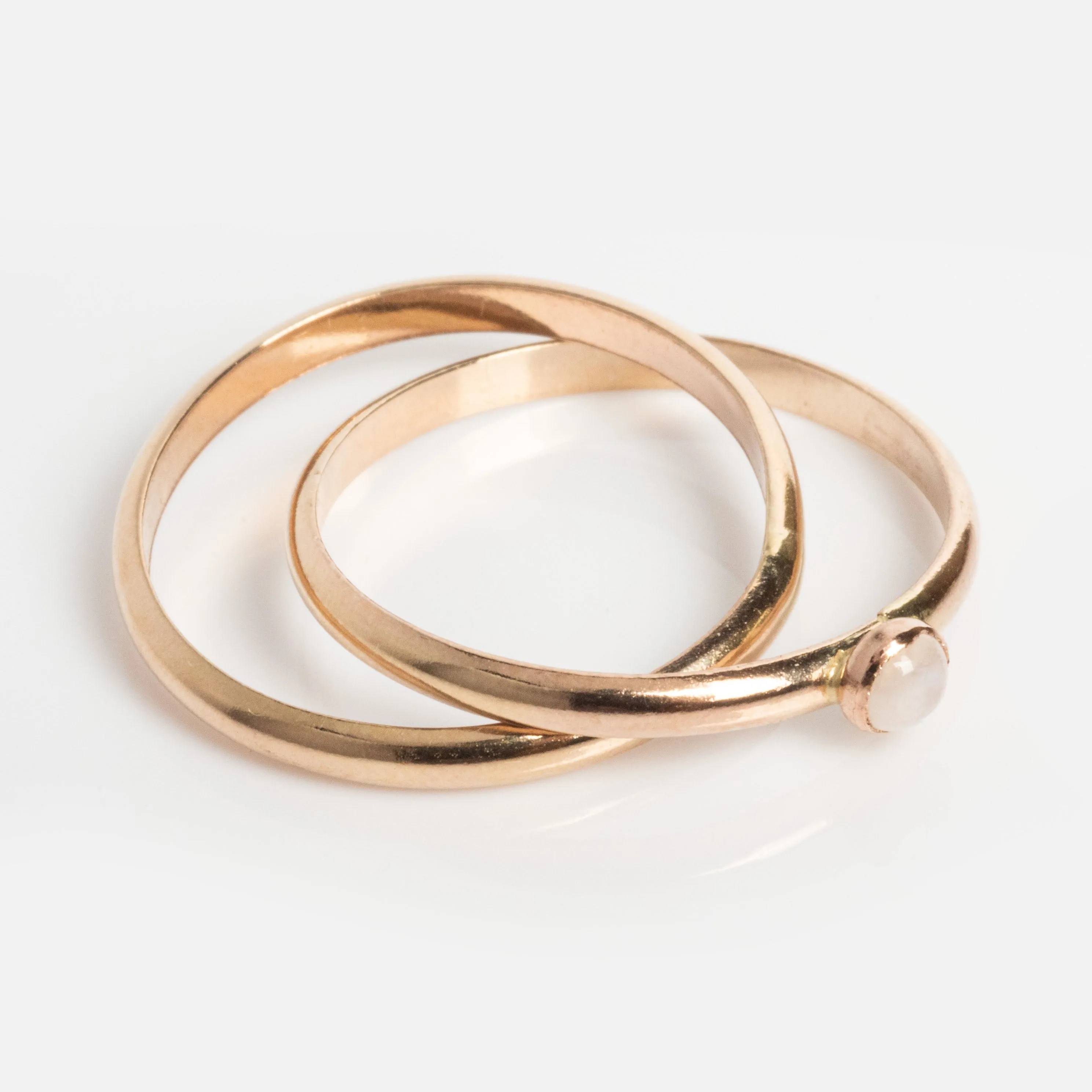 Gold Orbit Meditation Ring