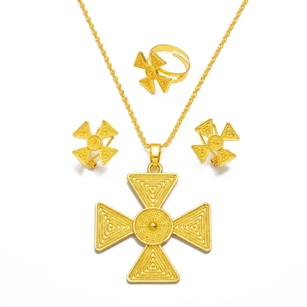 Gold Plated Eritrean Ornaments