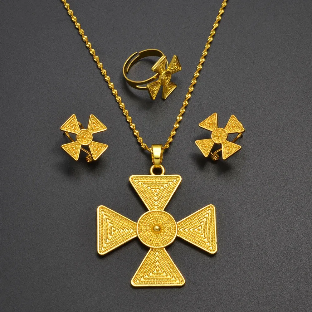 Gold Plated Eritrean Ornaments