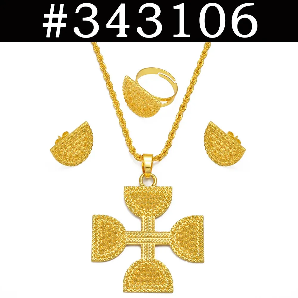Gold Plated Eritrean Ornaments