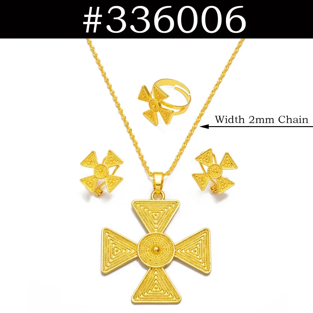 Gold Plated Eritrean Ornaments