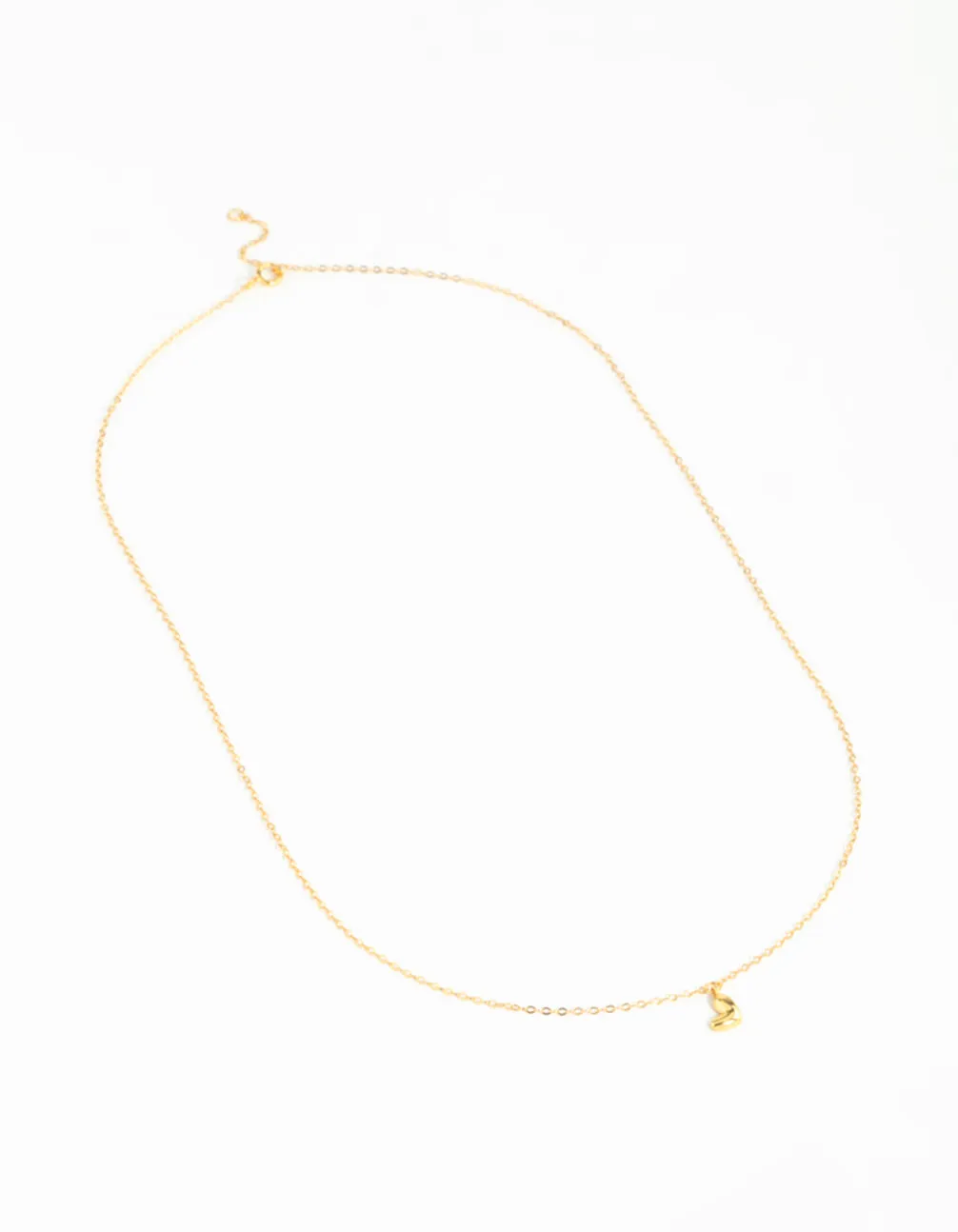 Gold Plated Sterling Silver Mini Heart Necklace