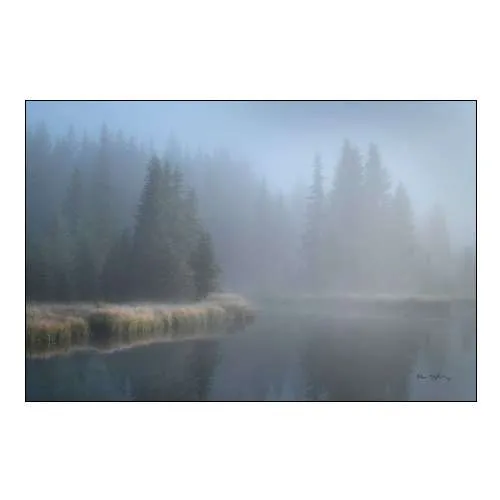 Grand Teton Lake Fog